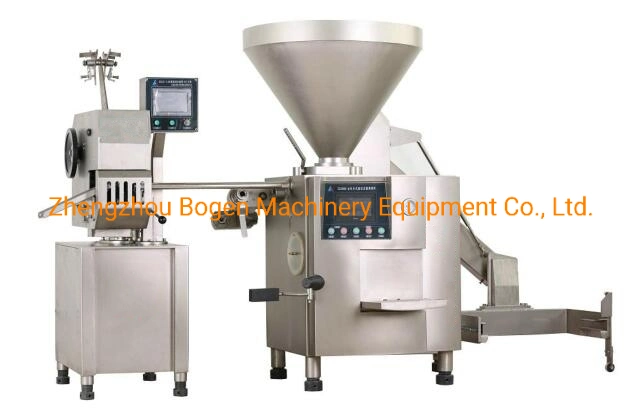 Vacuum Sausage Filler Vacuum Stuffer Sausage Making Machine Capacity 6000kg Per Hour