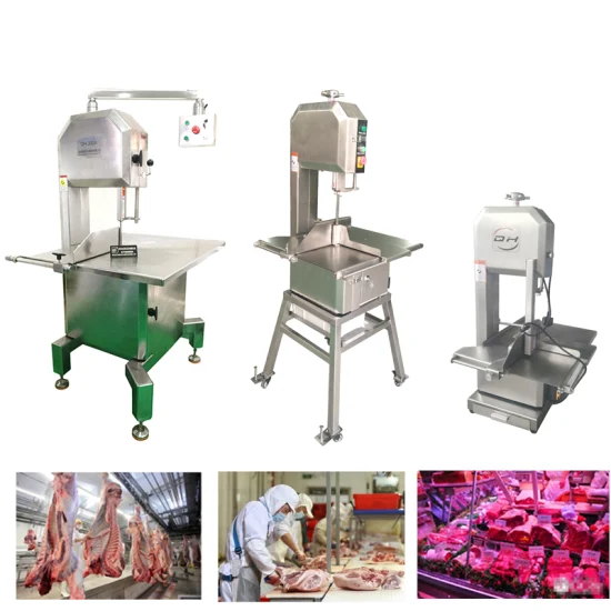 Qh300A Commerce de gros de la viande congelée Couper l'os de coupe de la scie Chopper Broyeur Broyeur Bœuf/Poisson/Poulet/Volaille Machine de sciage 1,5 kw Usine